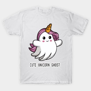 CUTE UNICORN GHOST T-Shirt